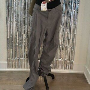 NWT Wrangler Men's Gray & tan All Terrain Straight Leg Cargo Pant bundle 34X32